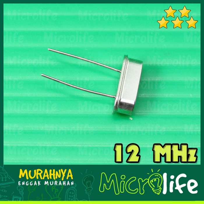 12 MHz CRYSTAL OSCILLATOR KRISTAL XTAL 12MHz