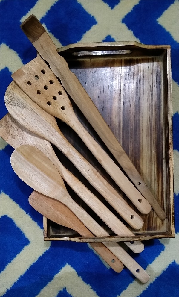 Baki / Nampan / Tray Kayu Motif Bakar Asli, Unik Dan Kuat, Cocok Untuk Kotak Hantaran Motif Bakar