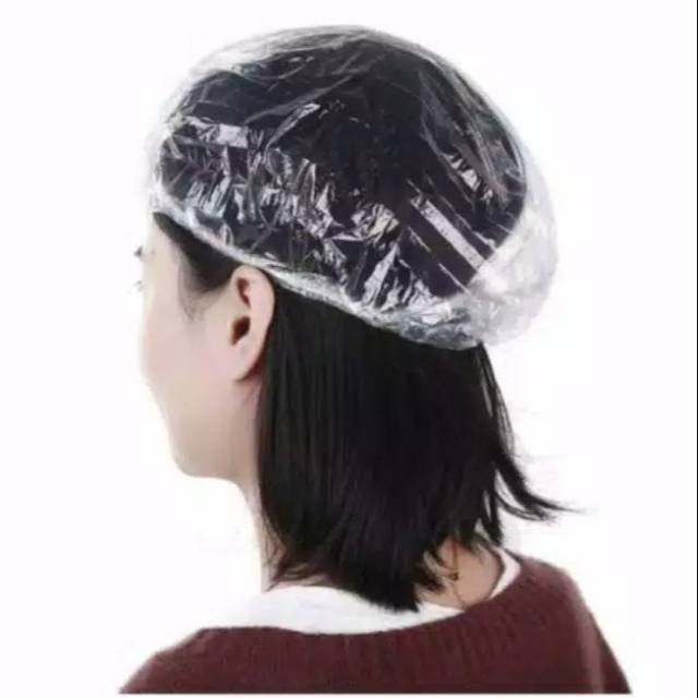 (NCS) Shower Cap Penutup Rambut / Kepala Keramas / Helm Untuk Hotel / Gojek / Grab Bike