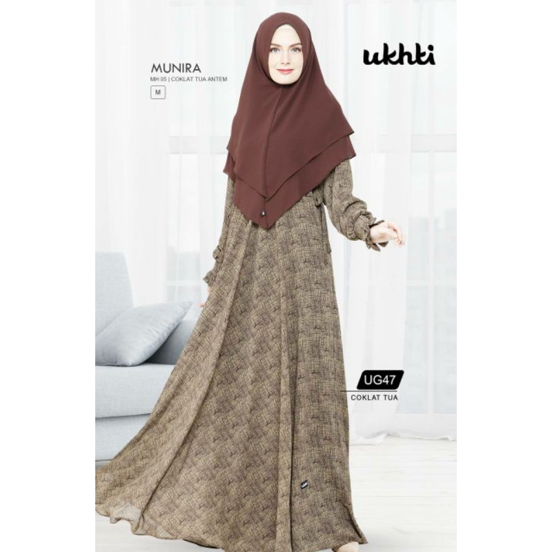 GAMIS UKHTI UG47/GAMIS UKHTI MOTIF UG47/GAMIS CERUTY KOMBI JERSEY/GAMIS CANTIK