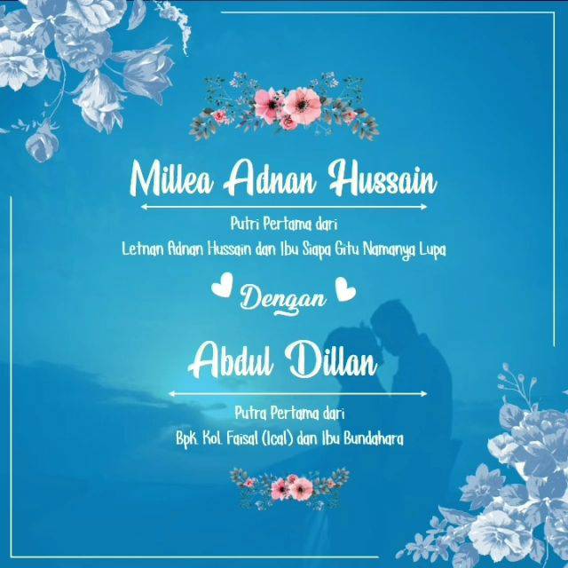 Undangan Pernikahan Video | Kode CDC COVID-05