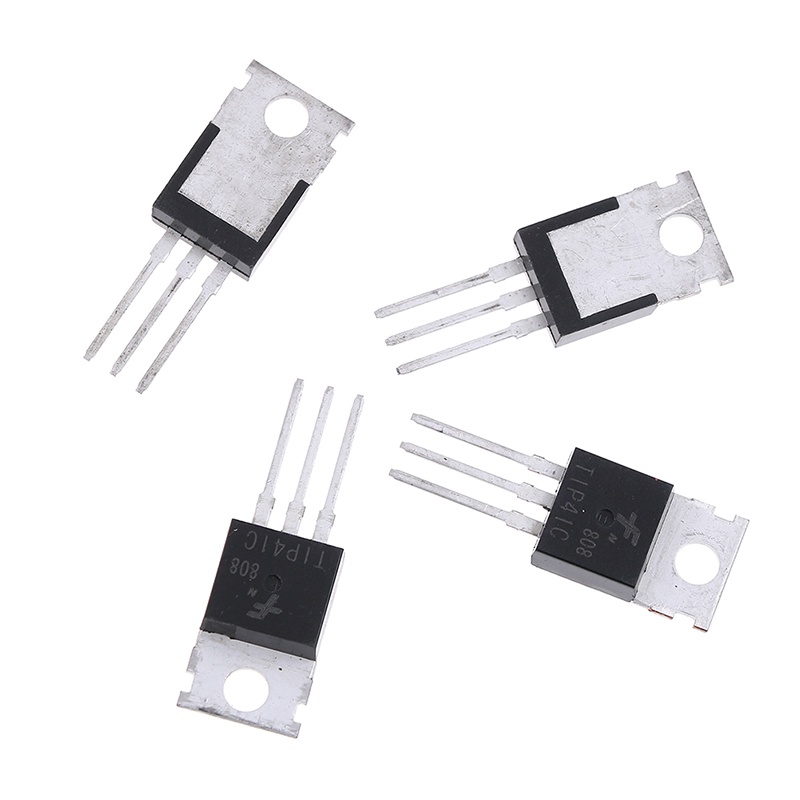 【Theredsunrisesiwy.id】10Pcs TIP41C TIP41 NPN transistor TO-220 new and high quality