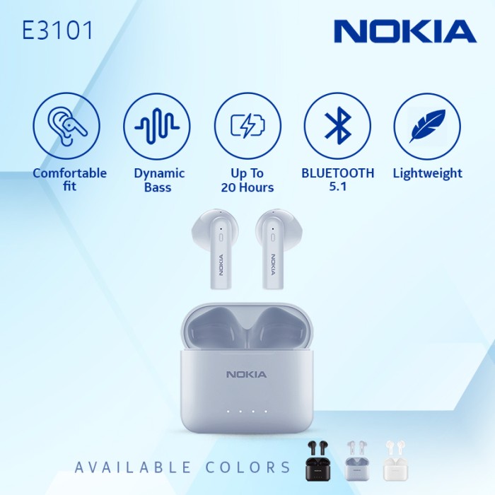 NOKIA ESSENTIAL TRUE WIRELESS EARPHONES TWS E3101 - BLUE