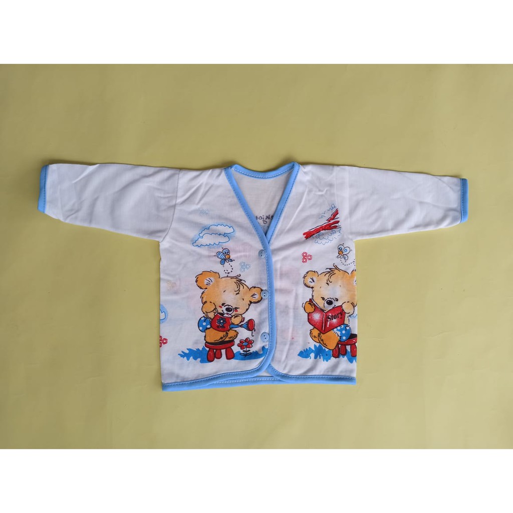 Boboko ~ 6 Pcs Baju Kancing Bayi Lengan Panjang, Pakaian Bayi Laki-laki &amp; Perempuan ~ Sahabi