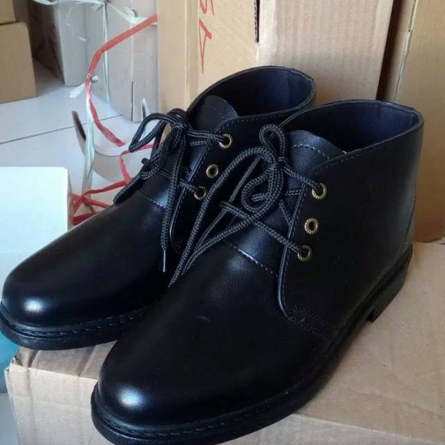 Sepatu PDH Tali / Sepatu Pantofel /Sepatu Kantor /Sepatu Paskibra