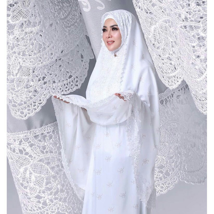 (PROMO)COD MUKENA SUTRA PRINSCESS SYAHRINI ORI BISA BAYAR DI TEMPAT