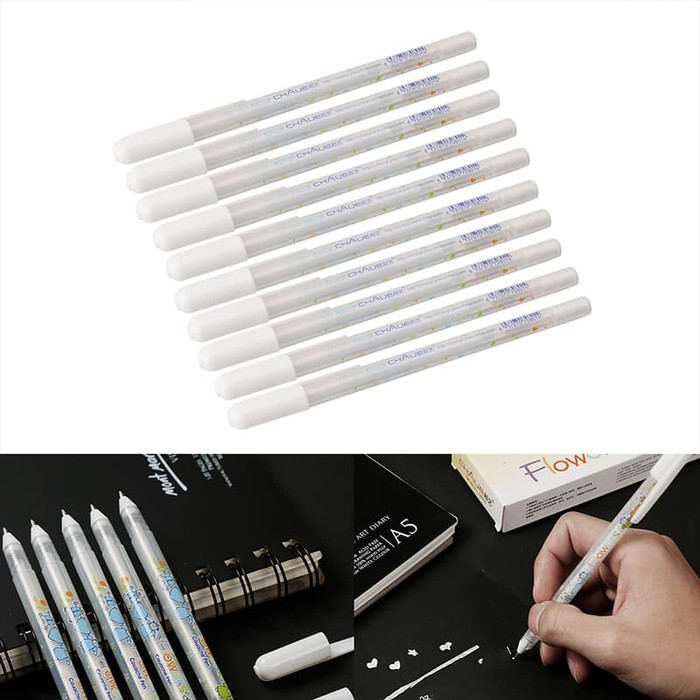 

White Ink Gel Pen 0,8mm