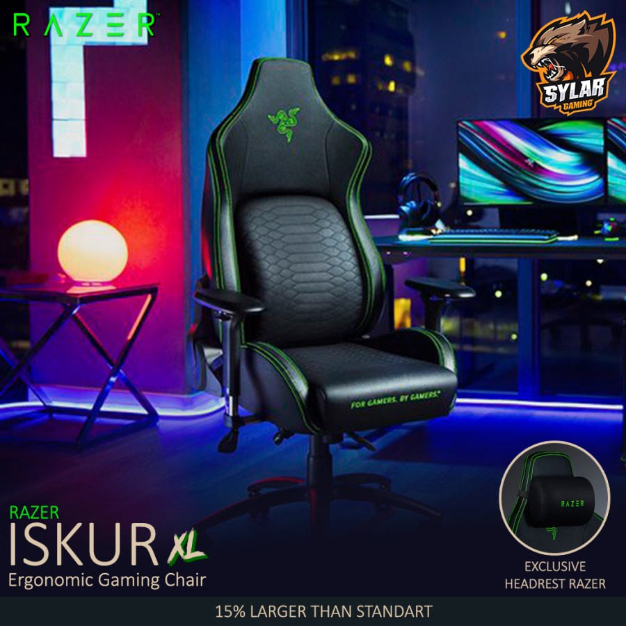 Jual Razer Iskur XL Gaming Chair / Kursi Gaming Shopee Indonesia