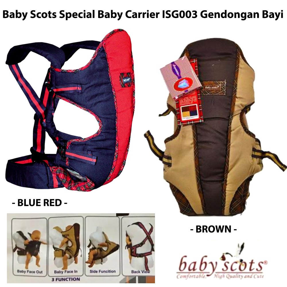 Baby Scots Special Baby Carrier ISG003 Gendongan Bayi Best Seller