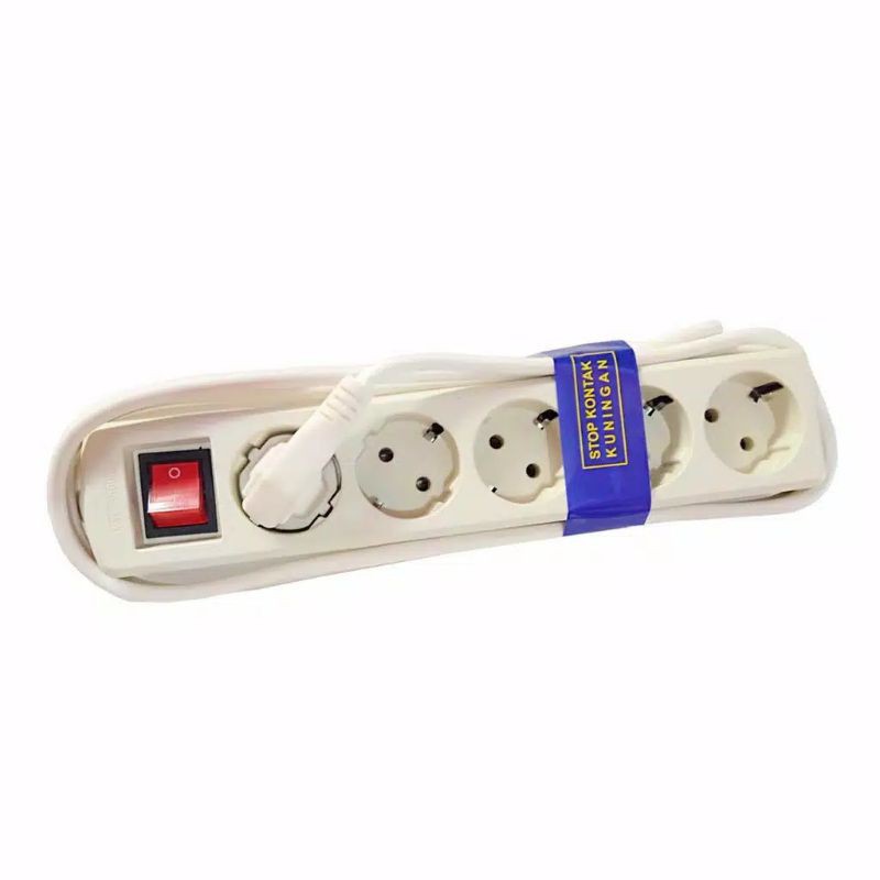 Stop Kontak 5 Lubang 1,5 Meter / Stop kontak + kabel  Switch Onoff
