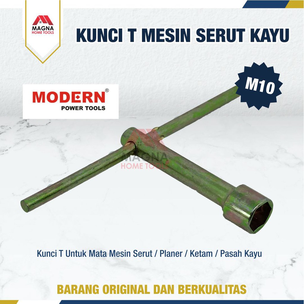 Kunci T M10 Mesin Pasah Serut Planer Ketam Kayu Modern Makita Bull Maktec Shopee Indonesia