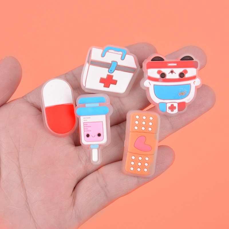 Jual Noctilucous Colorfully Dentist CROCS Jibbitz / Fun And Exciting