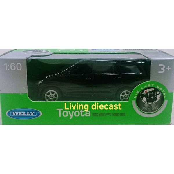 Diecast Miniatur Mobil Toyota Series - innova (Black Color)