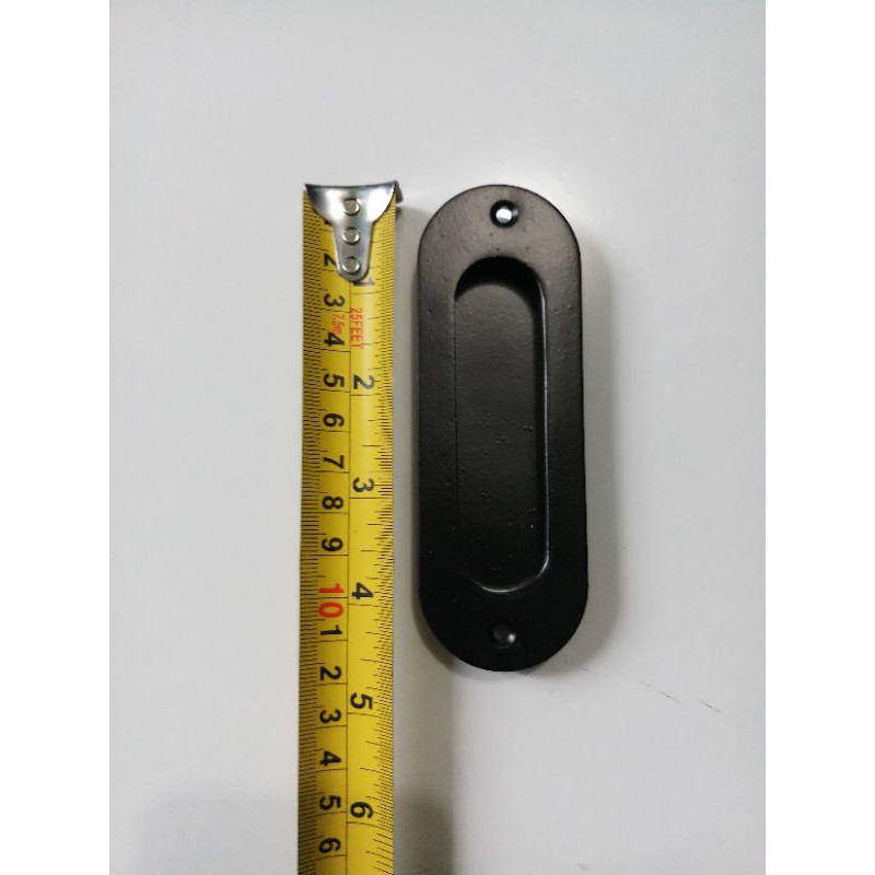 Tarikan kom Oval HITAM / Handle kom / Tarikan pintu dorong sliding