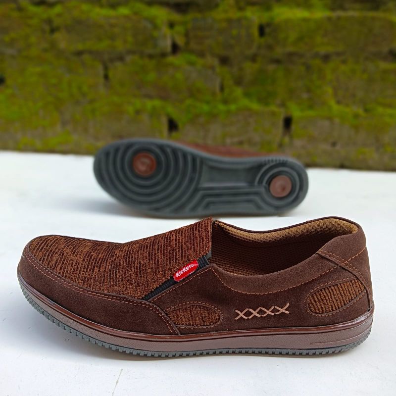 Sepatu Pria Slip On Casual RJT HF02/Sepatu Formal Sepatu Santai/Kerja