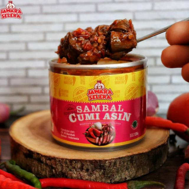 

Sambal Cumi Asin Sambel Baby Cumi Jawara Selera