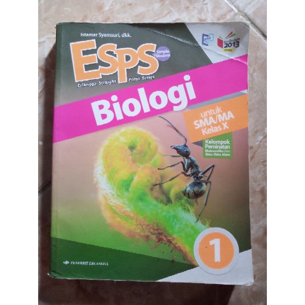 

BUKU ESPS BIOLOGI KELAS 10