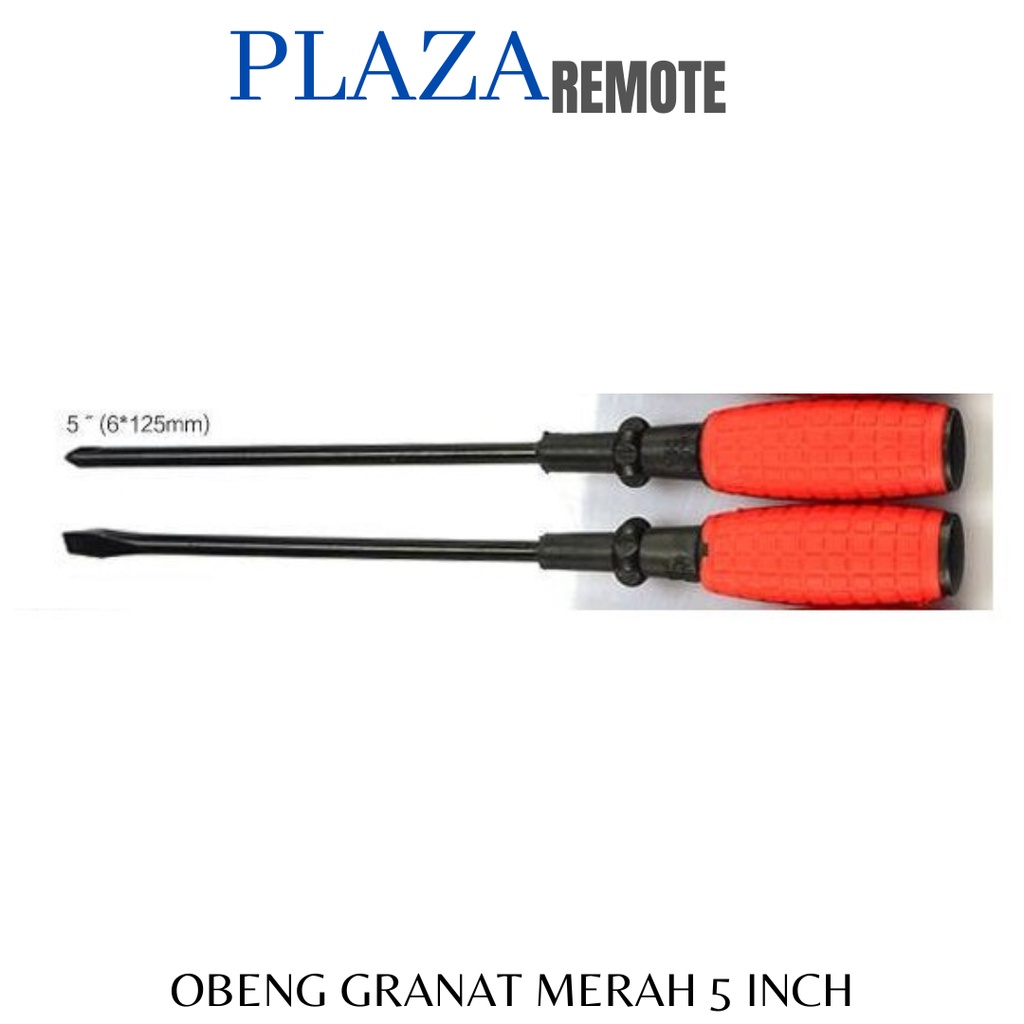 OBENG minus - GRANAT KARET ANTI SLIP 5 INCH 160 MM