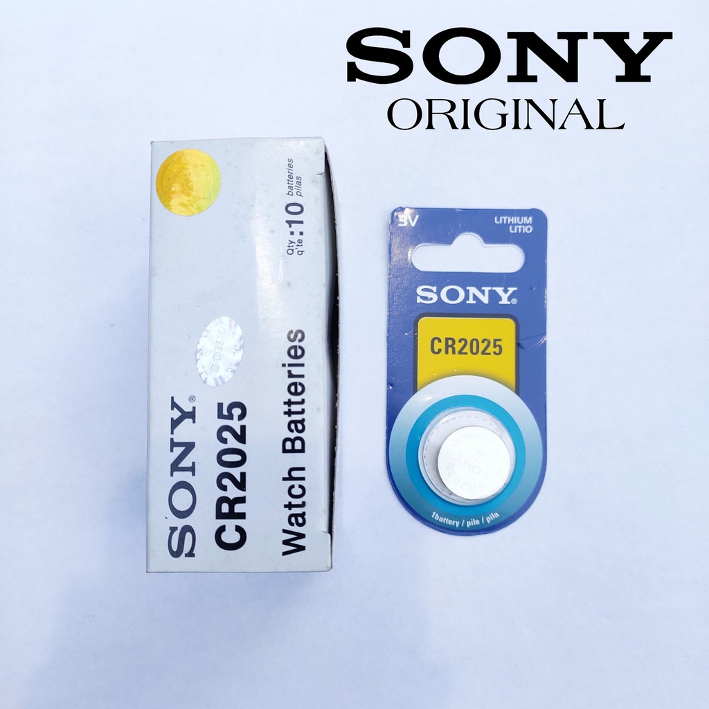 ORIGINAL BATTERY BATREI SONY CR 2025 SONY 2025 LITHIUM 3V.