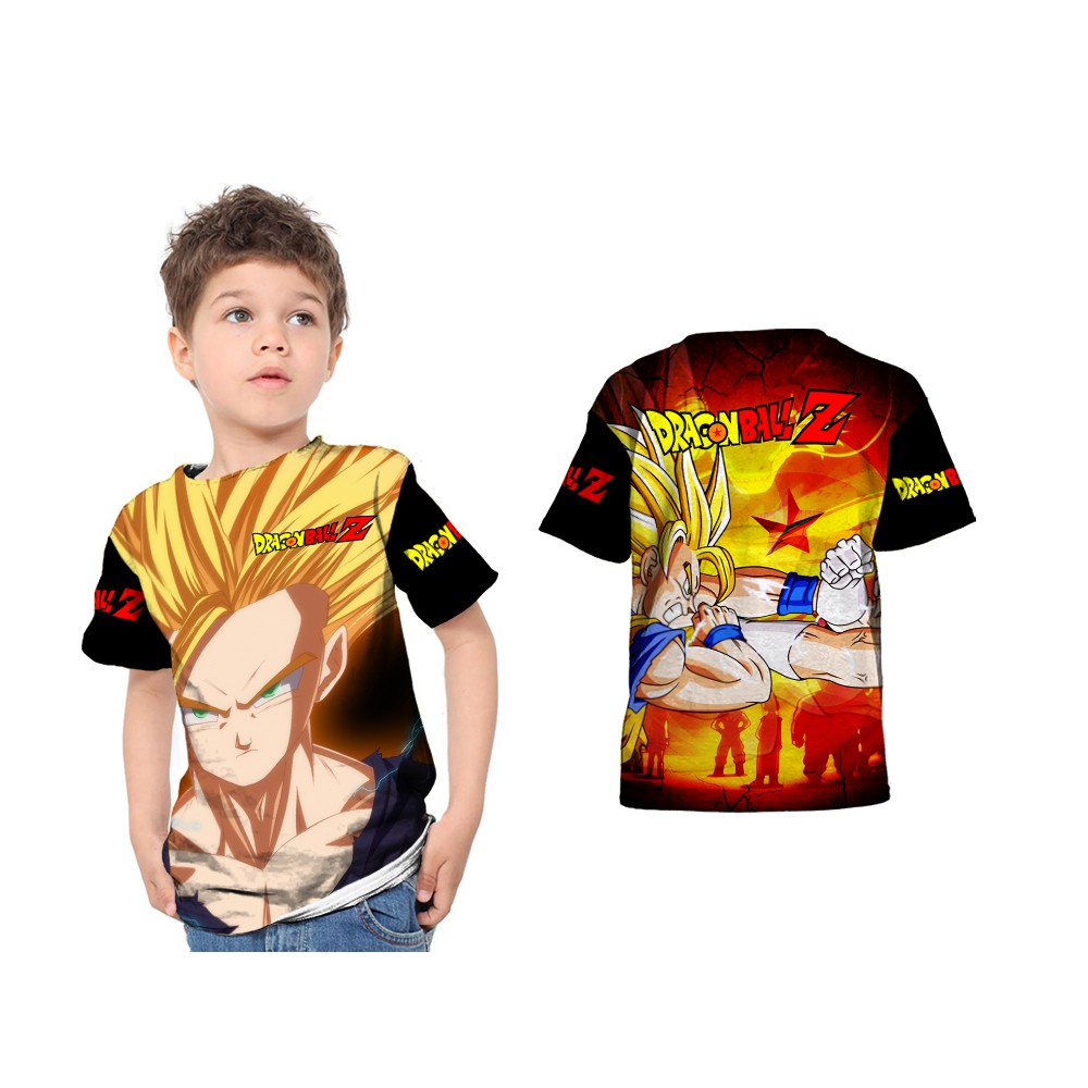 [Riashop] Kaos DRAGON BALL Z Anak | Kaos Dragon Ball Z | Kaos Dragon Ball Z Lengan Pendek