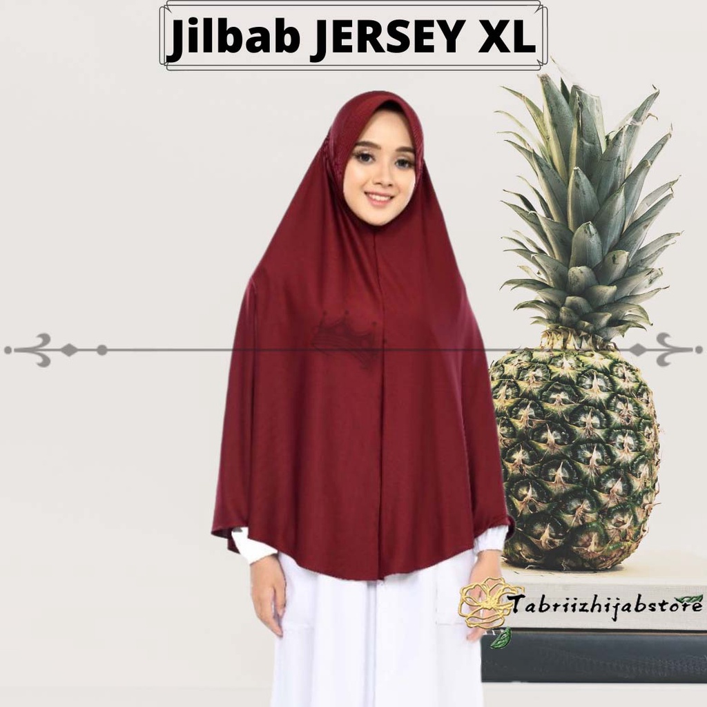 Jibab Bergo Hamidah Jersey Jumbo (XL) | Khimar Hijab Jersey Premium Jumbo (XL) | Bergo Hamidah Jumbo