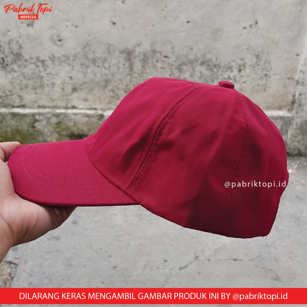 TERMURAH TOPI POLOS TOPI BASEBALL TOPI PRIA TOPI WANITA TOPI GROSIR TOPI MURAH (BAHAN TWILL RELL)