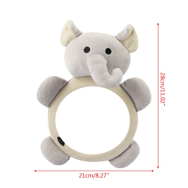 Mary Mainan Kaca Spion Interior Mobil Desain Kartun Plush Untuk Bayi / Anak
