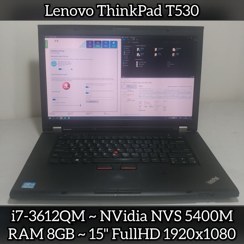 Lenovo ThinkPad T530 i7 QM NVidia FHD bukan T430 W530 T440p W540 W541