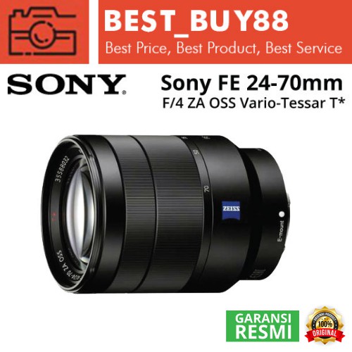 LENSA SONY FE 24-70mm f/4 ZA OSS Vario-Tessar T - LENSA SONY 24-70