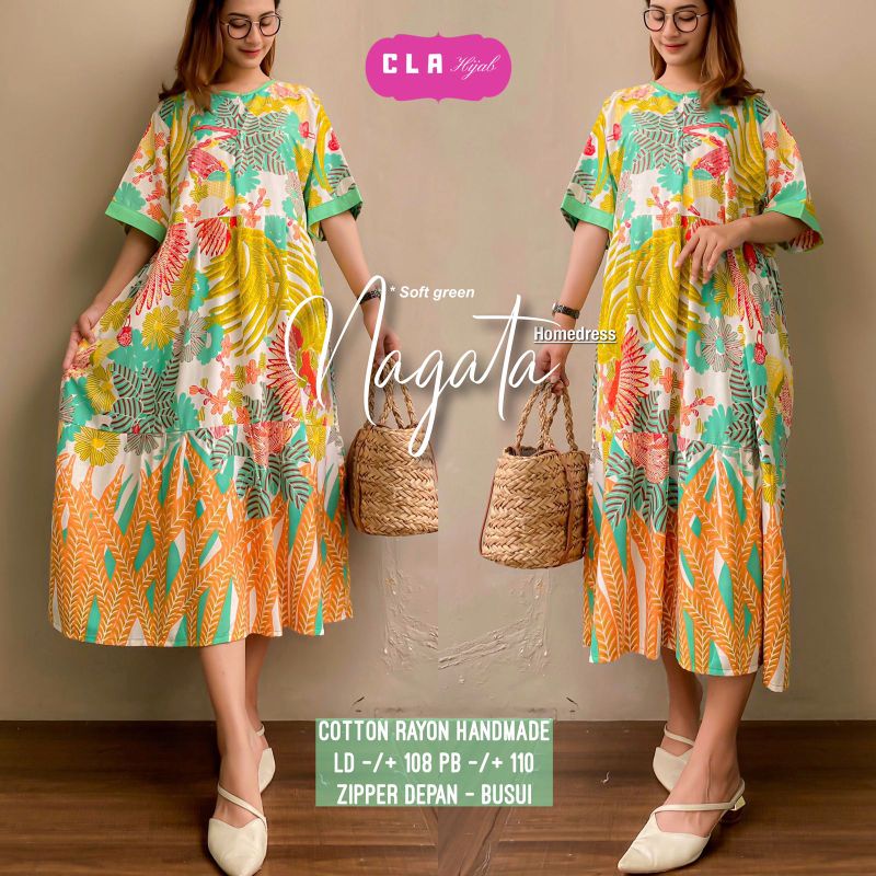 Nagata Homedress Daster / Elayani Homedress Daster by Cla Hijab