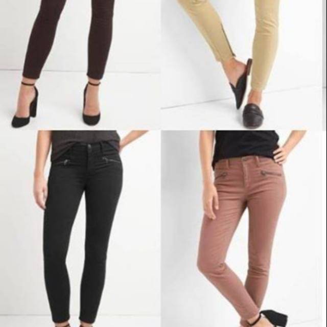Gap skinny zipper