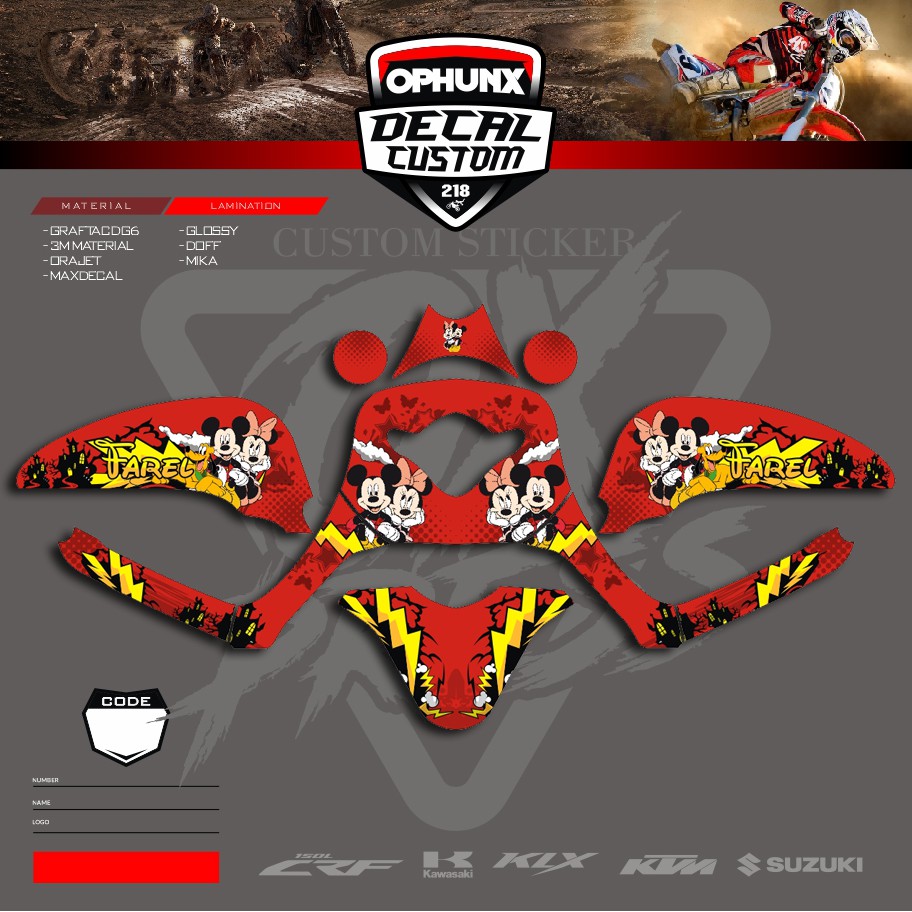 Sticker DECAL SCOOPY Stiker Honda Scoopy New (6)