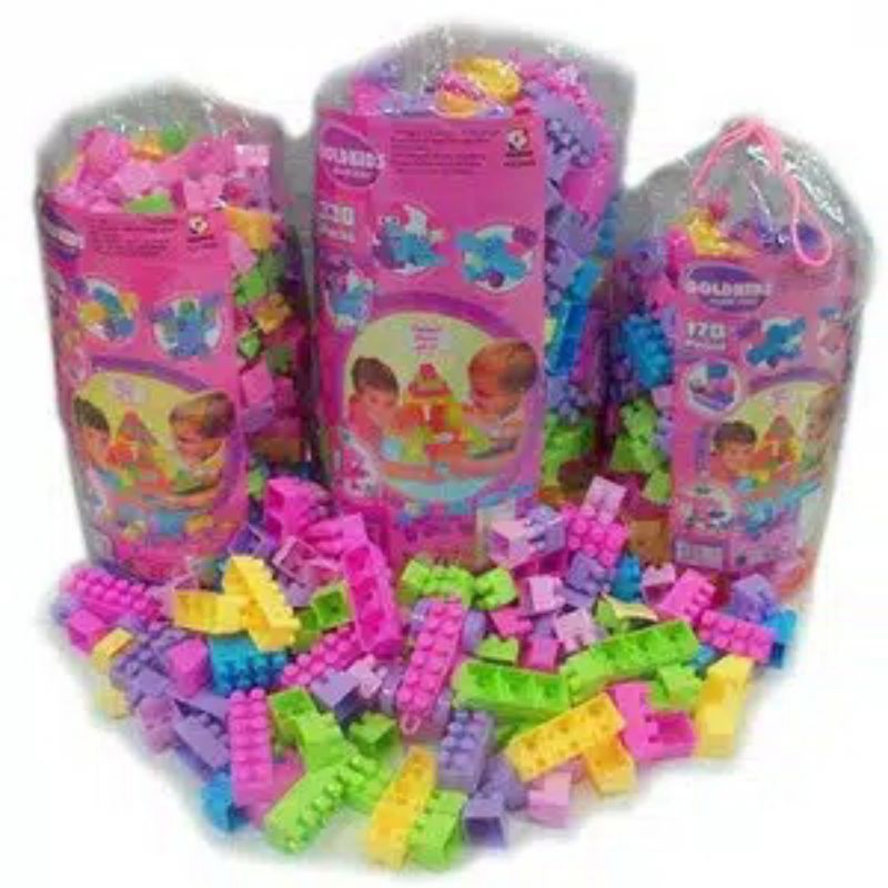 Mainan Edukasi Block Bricks 430pcs(330pcs+ bonus 100pcs)/ Mainan Building Blocks GOLDKIDS