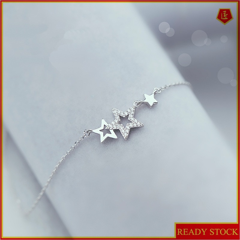 [Ready Stock]Fashion Diamond-Studded Necklace XINGX Clavicle Chain Simple Necklace