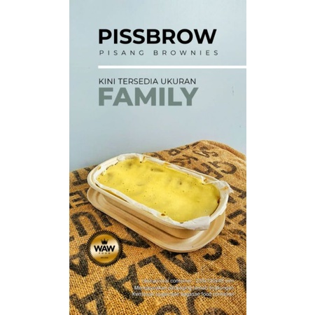 

Pissbrow Brownies Pisang Creamcheese Family Pack