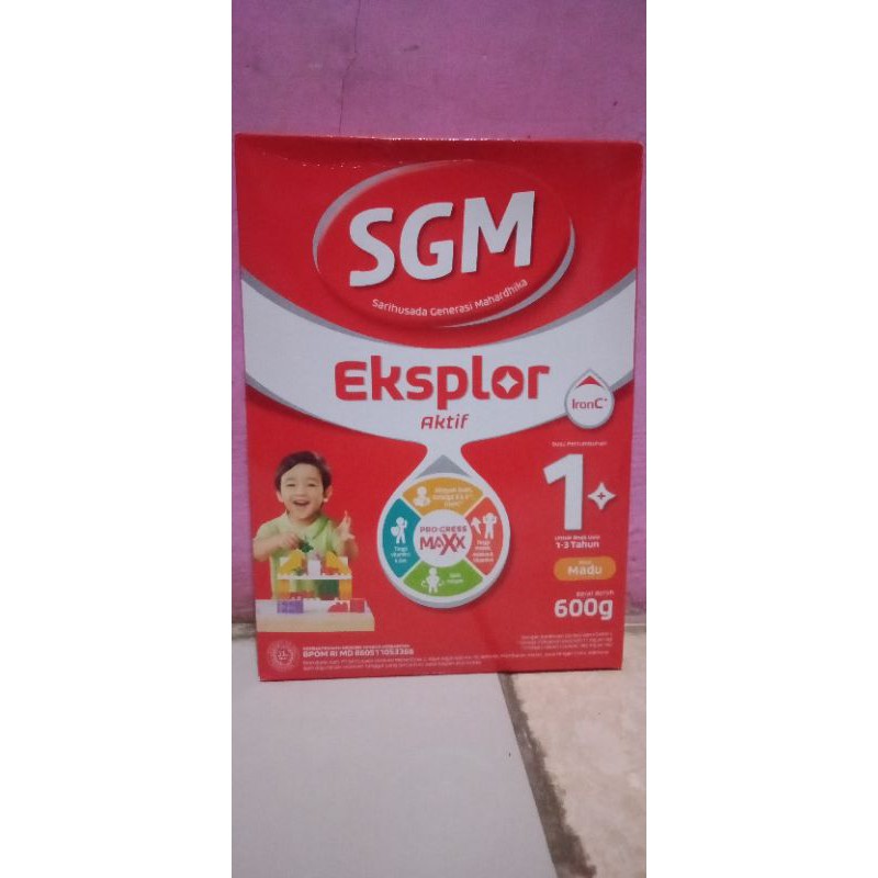 

SGM 1+ rasa madu ukuran 600gram