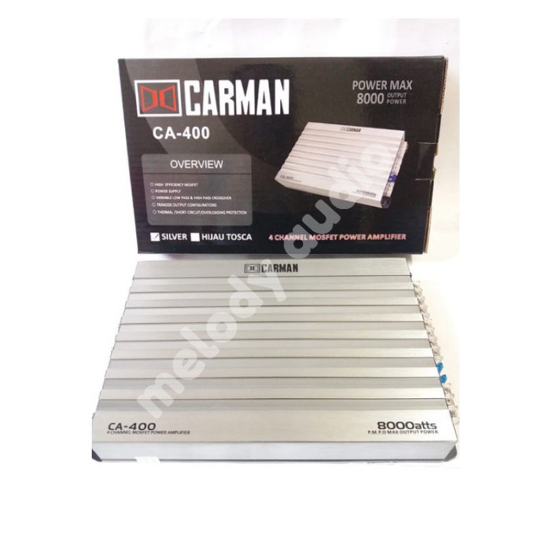 POWER CARMAN CA-400 (4 CHANNEL, 8000 WATTS)