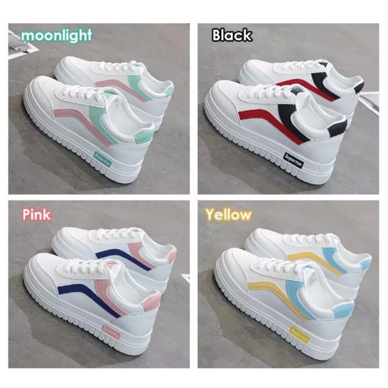 Sepatu Sneakers Wanita Fashion Sport Shoes Candy JMS 01-4