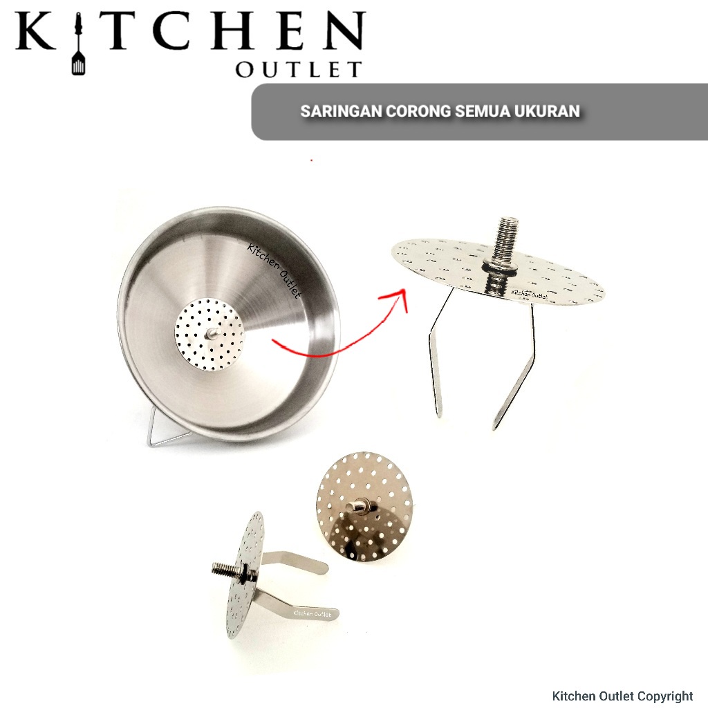 Saringan Corong Stainless