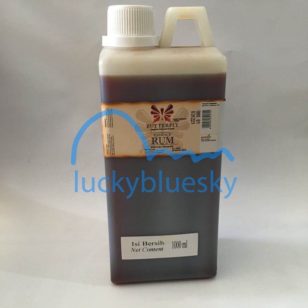 

Essence Rum Butterfly 1kg | Rum Koepoe Koepoe 1 kg | Perisa Kupu 1L | Rum Kupu2 1 L | Esens Rum