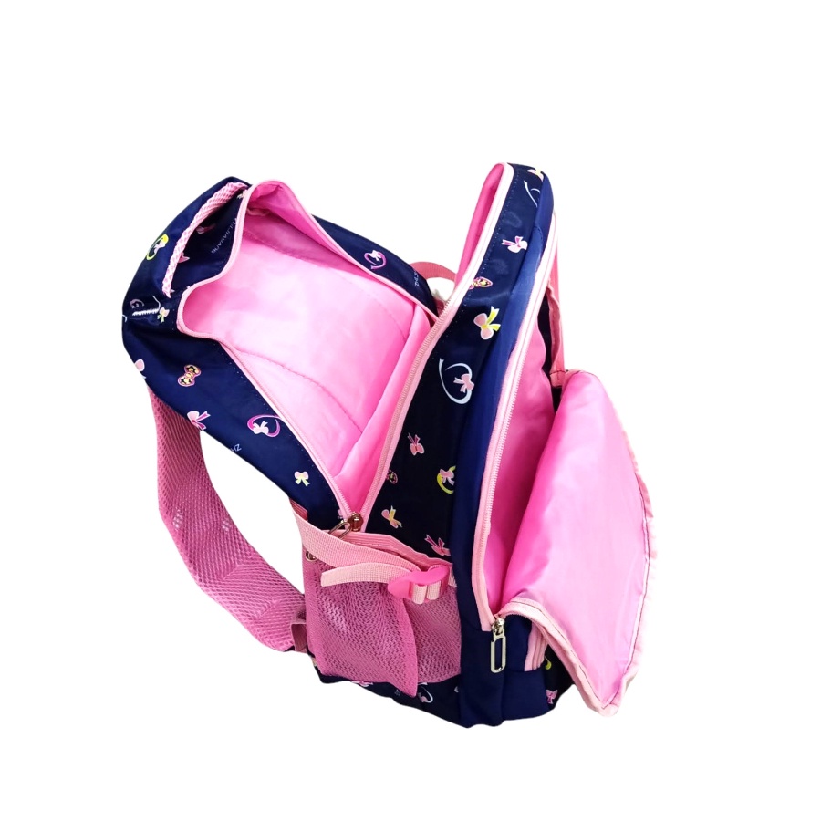 Tas Sekolah Anak Perempuan SD Ransel Love Powa HL 188-11 Import + Free Pensil Case - Skoola