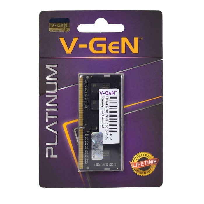 V-GEN PLATINUM SODIM Ddr4 4Gb/8Gb/16Gb