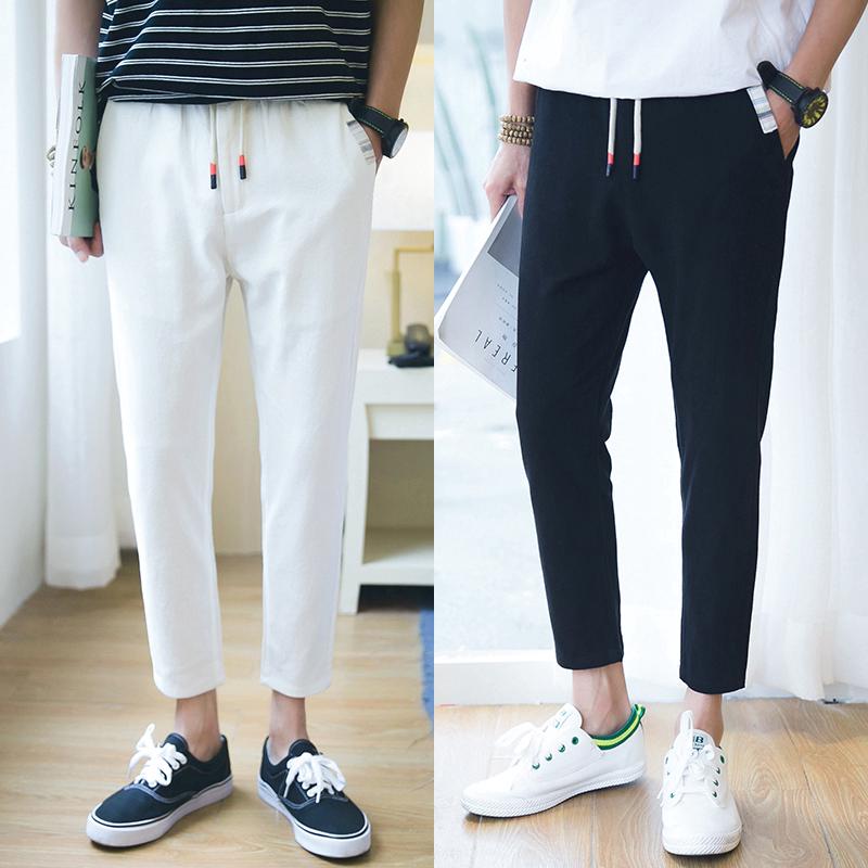  Celana  Panjang Jogger  Pria  Casual Bahan  Linen untuk Musim 