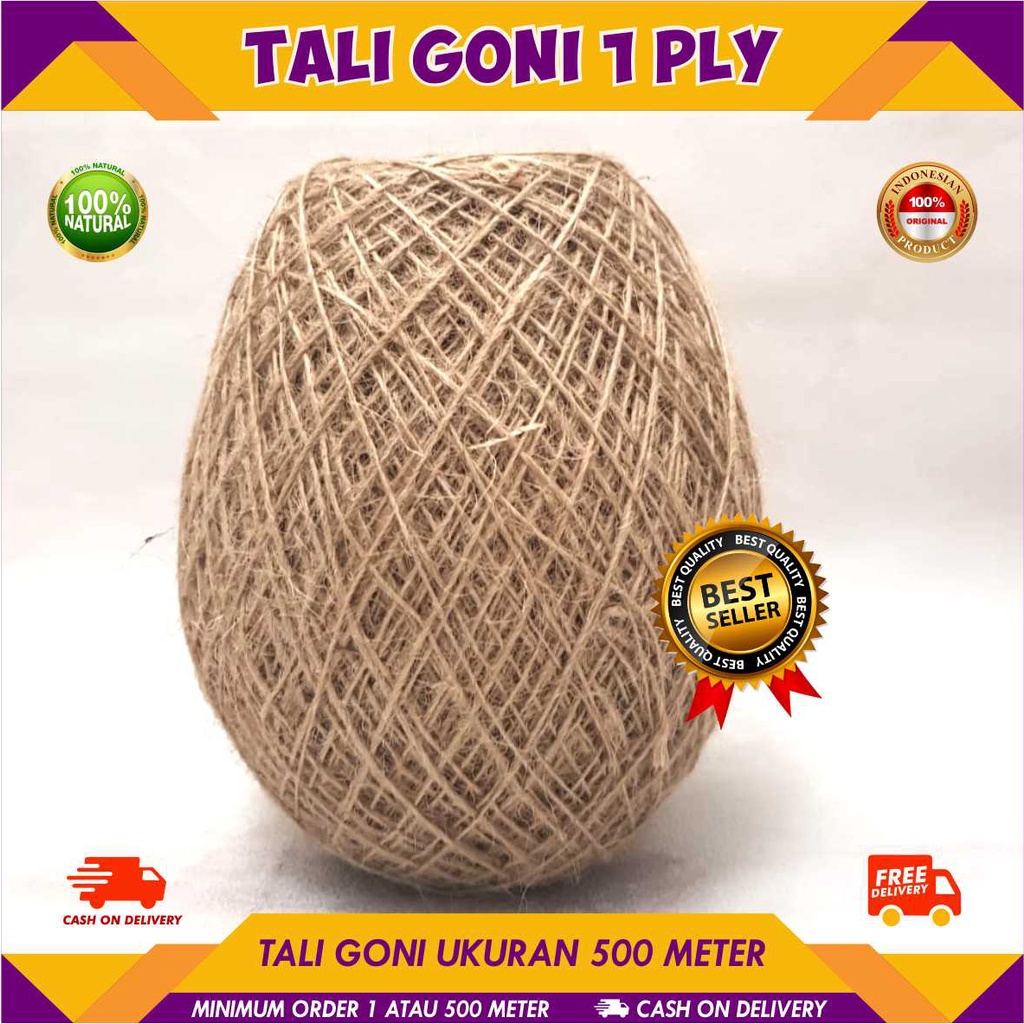 Tali Rami / Tali Goni 1 PLY (1 Roll 500m)