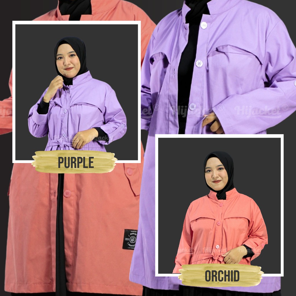 🆕 Hijacket® Valeria Jaket Baby Canvas Wanita 100% Original + Gratis Totebag-1