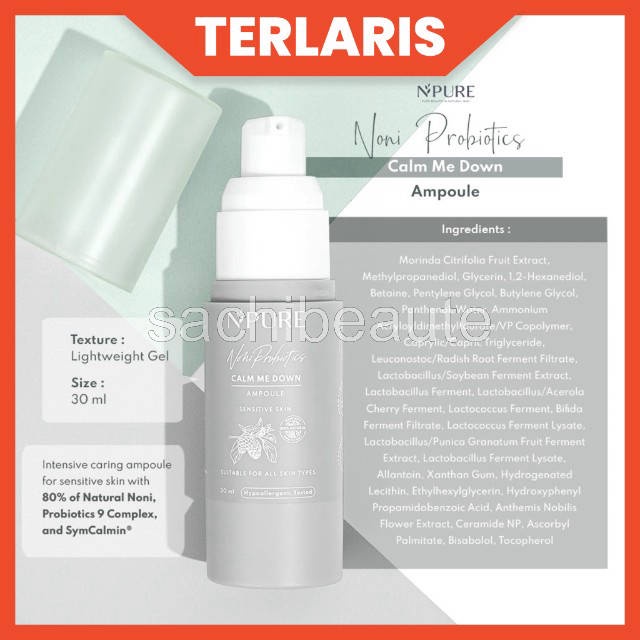 NPURE NONI PROBIOTICS “CALM ME DOWN” AMPOULE