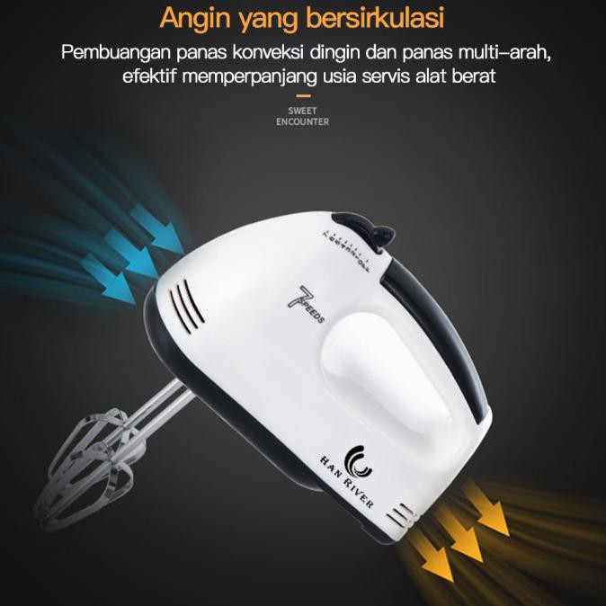 Han River Hraf01 Air Fryer 4.5 L/ Mesin Penggoreng Tanpa Minya 1200Wat - Hitam