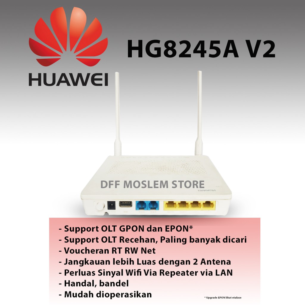 Jual Modem Wifi Router Huawei Hg8245a V2 Ont Gpon Epon Olt Recehan 9833