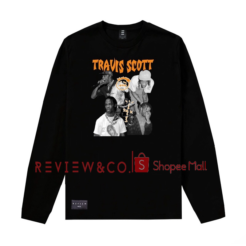 Review & Co. Longsleeve Tshirt Lengan Panjang Ts 03 Orange