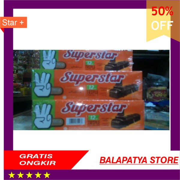 

STOK SISA 9 SAJA ! BURUAN !!! Wafer Cokelat Superstar